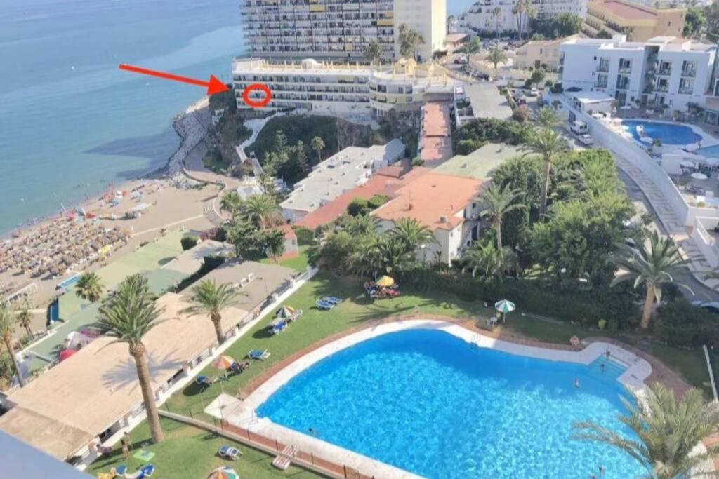 Amazing Frontline Sea Views Studio Apartment Castillo Del Vigia Torremolinos Exterior photo